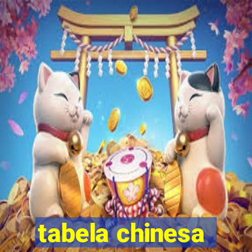 tabela chinesa